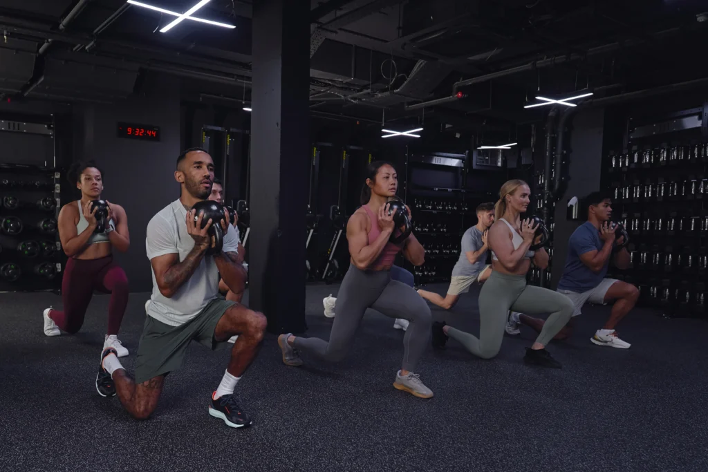 Kettlebell workout at Third Space Moorgate