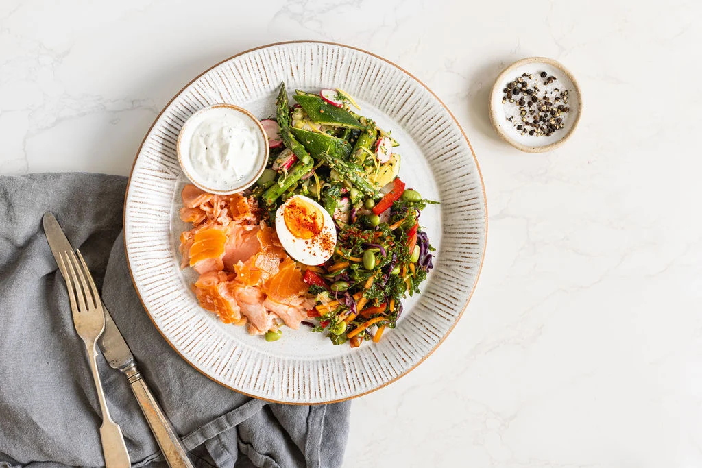 Natural Fitness Food Salmon Meal