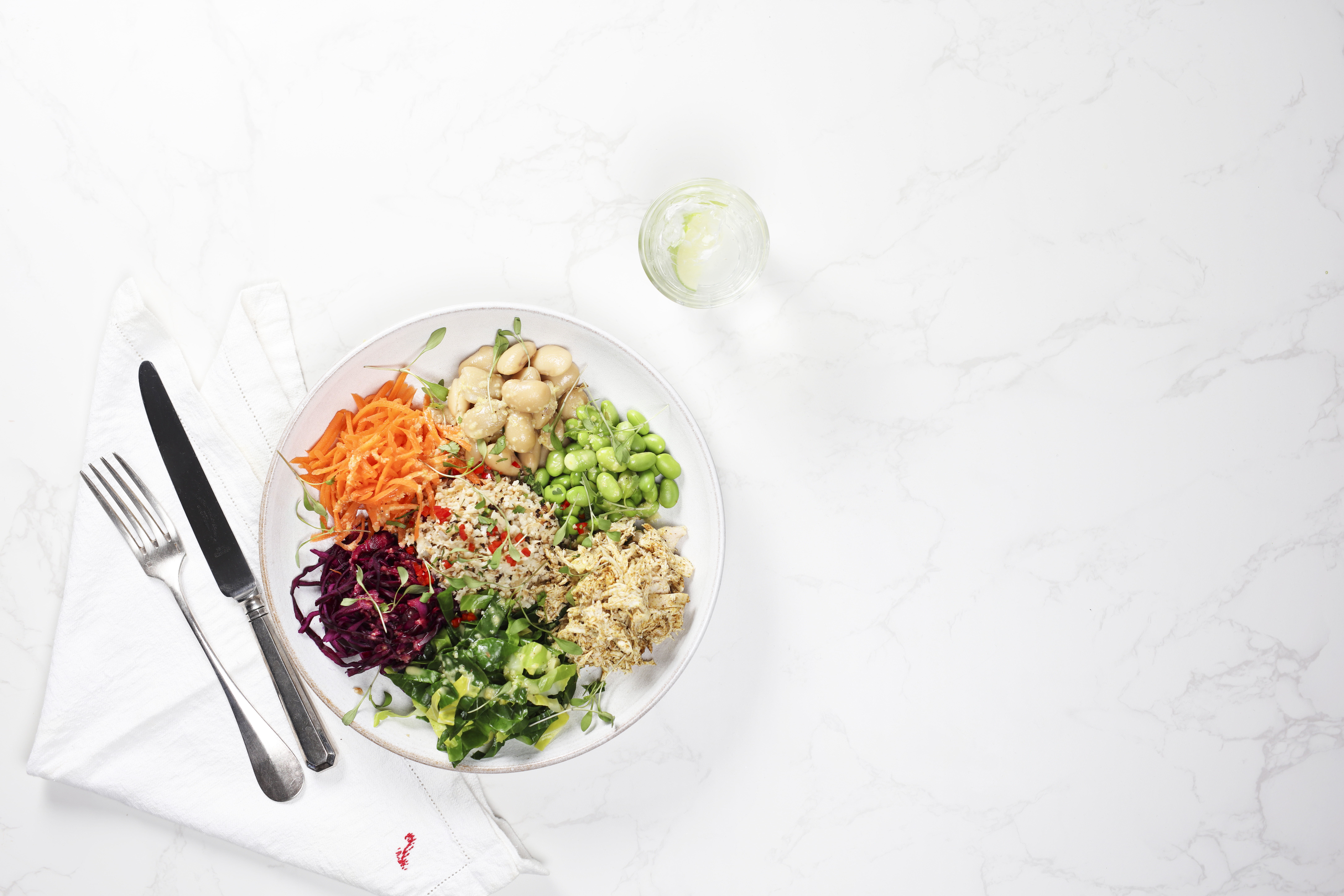 Nourish Bowl High in Fibre Chicken