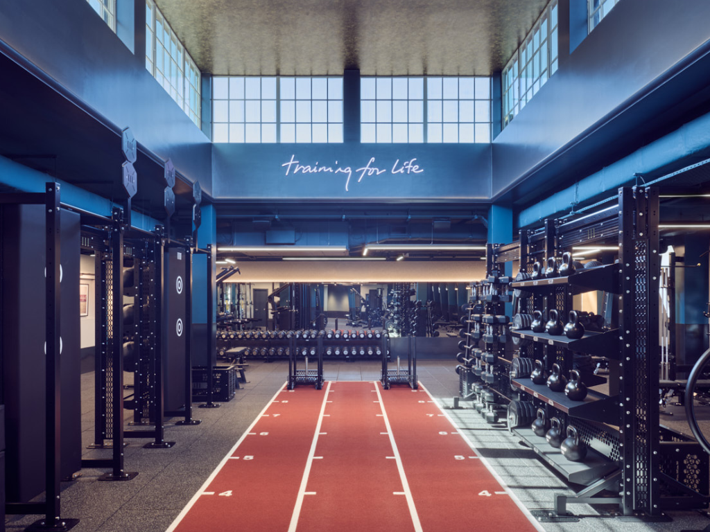 Third Space Gym Floor Sled Track